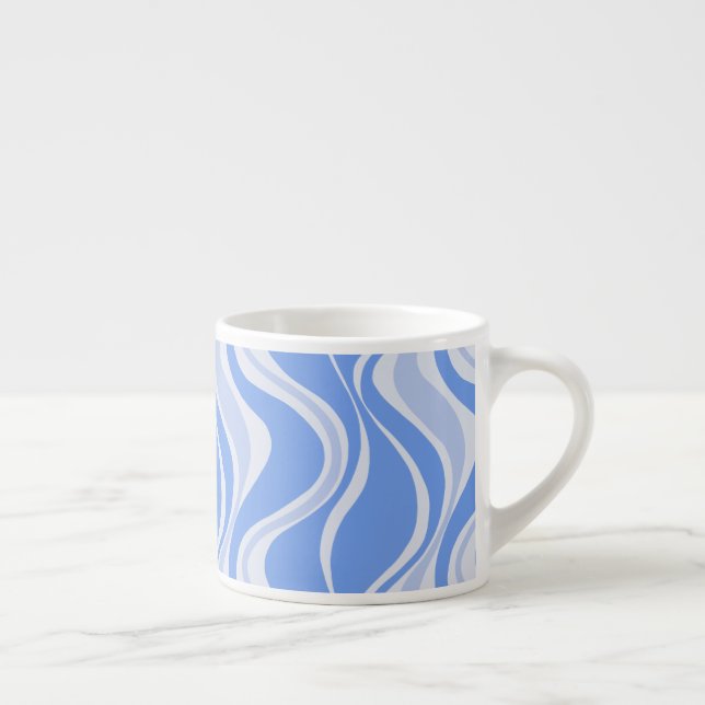 Blå Vågor Espressokopp (Höger)