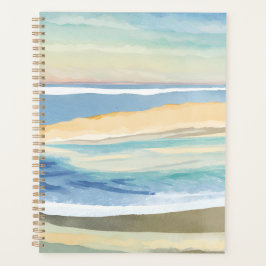 Blå vågor | Oceanstrand Beach Watercolor