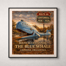 Blå Val Catoosa Oklahoma Centennial