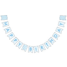 Blå Valentine Hearts Födelsedagsfest Decor