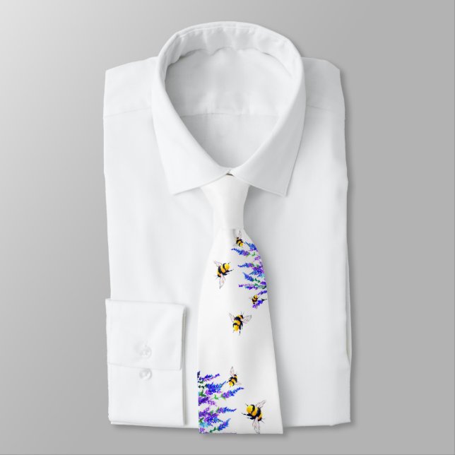 Blå Vår och Flygbees Tie Slips (Bunden)