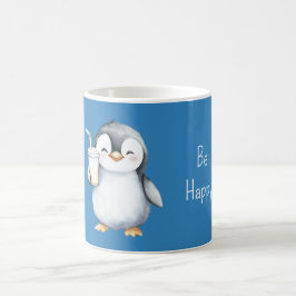 Blå vara Glad Pingvin Kaffemugg