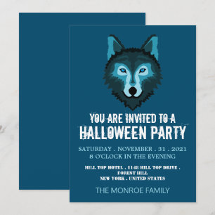 Blå Varg, Halloween fest Inbjudningar