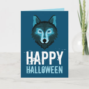 Blå Varg, Happy halloween Kort
