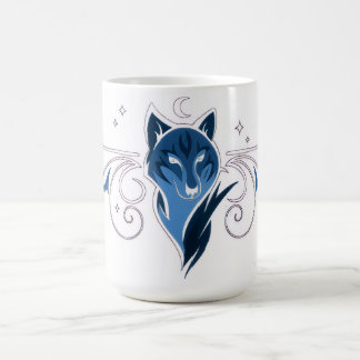 Blå varg Kaffe kopp