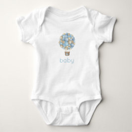 Blå Varm Luft Ballong T Shirt