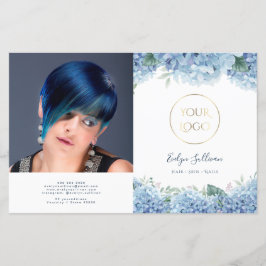 Blå vattendelsbroschyr