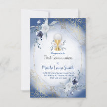 Blå vattenfärg i första kommunens område