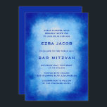 Blå vattenfärgen Ram Anpassningsbar Pub Bat mitzva Inbjudningar<br><div class="desc">Perfekt-kort för att tillkännage ett bat mitzvah, pub mitzvah eller annat judiskt firande! Hand gjorde vattenfärgsgrafik åt dig på framsidan! FULLT ANPASSADE! Klicka på "Anpassa" ovan om du vill redigera texten. Klicka på "Redigera med verktyg" om du vill justera typsnitt, färg och placeringar och ta bort baksidans design om du...</div>