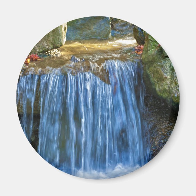 Blå Vattenkälla Magnet (Framsidan)