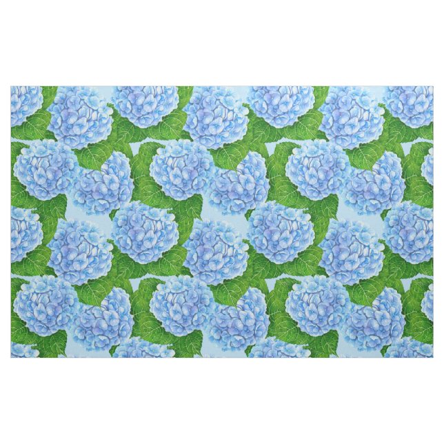 Blå vattenkraft mönster tyg (Fat Quarter)