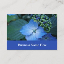 blå vattenskida visitkort