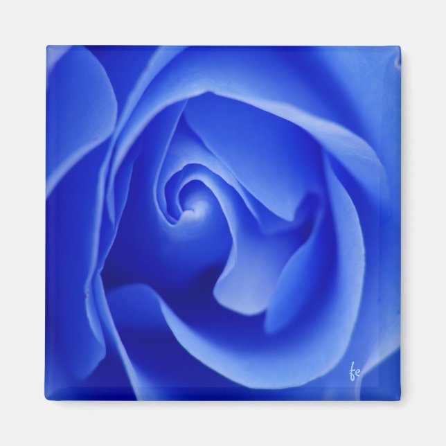 blå veck magnet (Framsidan)