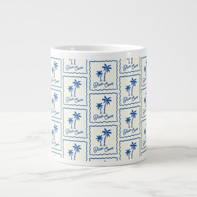 Blå vik jumbo mugg (Framsidan)