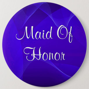 Blå Vinkara Maid of honor Knapp