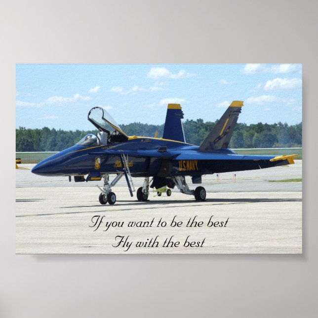 Blå vinklar flyger med bäst poster (Framsidan)