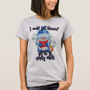 Blå vinter - funn nome till människor utanför t shirt