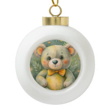 Blå vinter med dekor