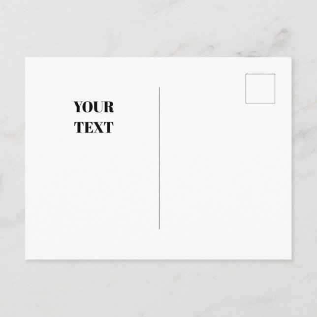 Blå vinter med dekor vykort (Baksida)