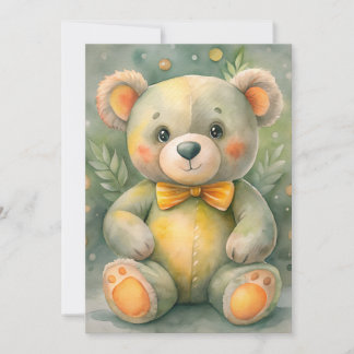 Blå vinter med hjortar inbjudningar