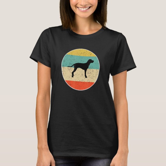 Blå Vinthund T Shirt (Framsida)