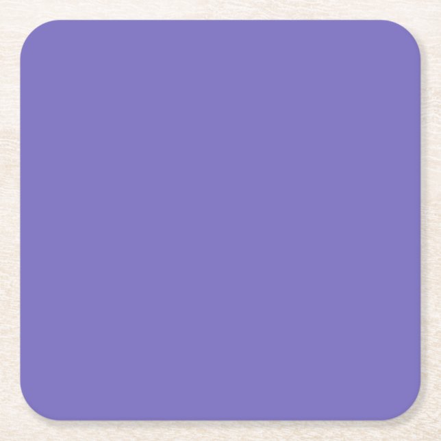 Blå-violett (Crayola)(enfärgad) Underlägg Papper Kvadrat (Framsidan)