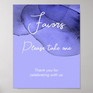 Blå violett lavendel Gåvor ta gärna en Poster