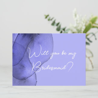 Blå violett lavender är min frieri inbjudningar