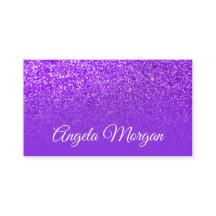 Blå Violett Lila Ombre Glitter Foto
