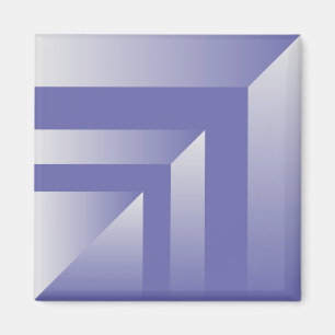 Blå violettskuggor magnet