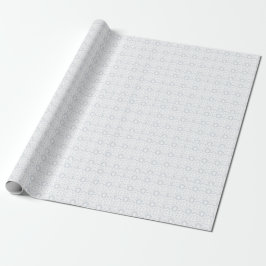 Blå vit chinoiserie upprepande mönster presentpapper