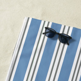 Blå vit grå strand badrum kustnära