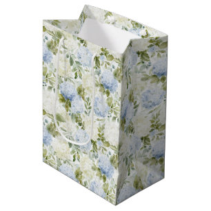 Blå Vit Hortensia Romantisk Blommig Bröllopsdusch