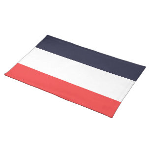 Blå vit och röd Rand, kantad design Bordstablett