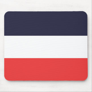 Blå vit och röd Rand, kantad design Musmatta