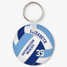 blå vit personlig volleyball