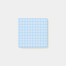 Blå-vit randigt mönster post-it block