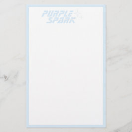 Blå Vit Småföretagets Brevpapper