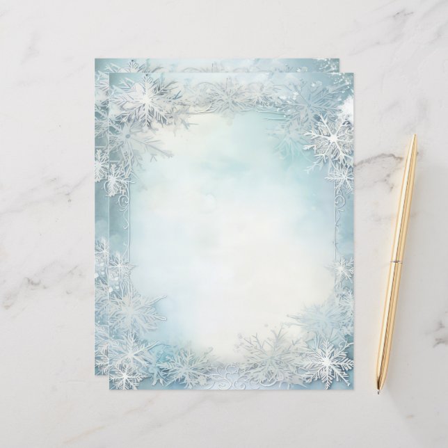 Blå vit snäckfisk, Journal Papper (Fram/Back In Situ)