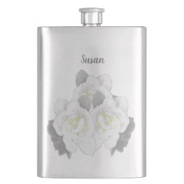 Blå vita trädgårdsblommor vid Silver Fickplunta