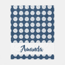 Blå volleyball Wood Golv mönstrad