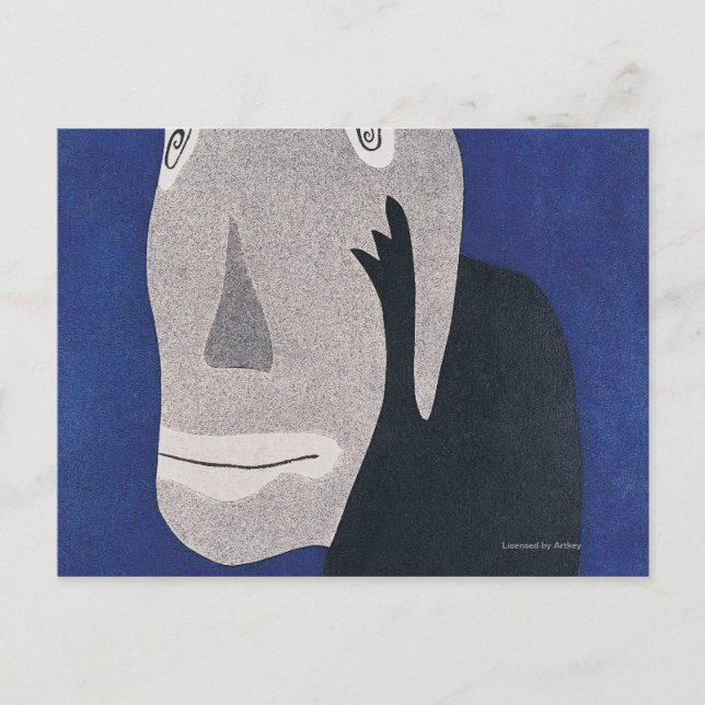 Blå Vykort (Framsida)