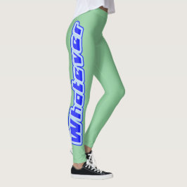 Blå Whatever Leggings