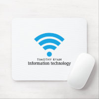 Blå Wi-Fi-Logotyp, informationsteknik, dator