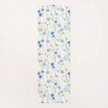 Blå Wildblommans vattenfärg