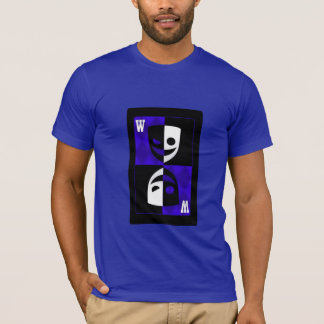 Blå Wildcard Poker Diamanter Inspirerad Anpassad T Shirt