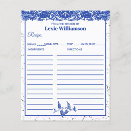 Blå Willow från köket av blå och vit Anpassningsba