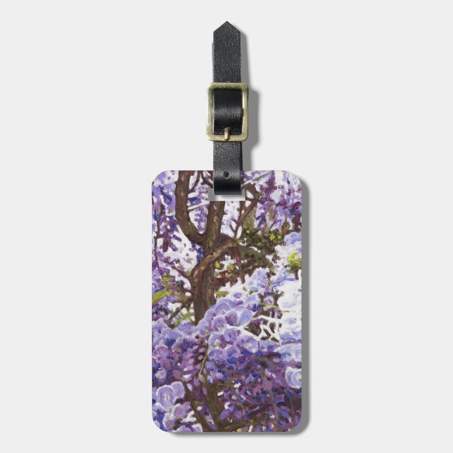 Blå wisteria 2011 bagagebricka (Vertikal Framsida)