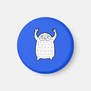 Blå Yeti Magnet