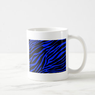 blå zebra kaffemugg